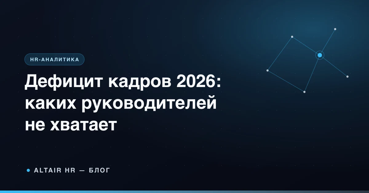 Дефицит кадров в России 2026: каких руководителей и ключевых специалистов не хватает малому бизнесу